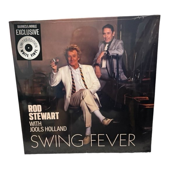 ROD STEWART/JOOLS HOLLAND SWING FEVER WHITE VINYL-SEALED-BARNES&NOBLE EXCLUSIVE - Picture 1 of 2